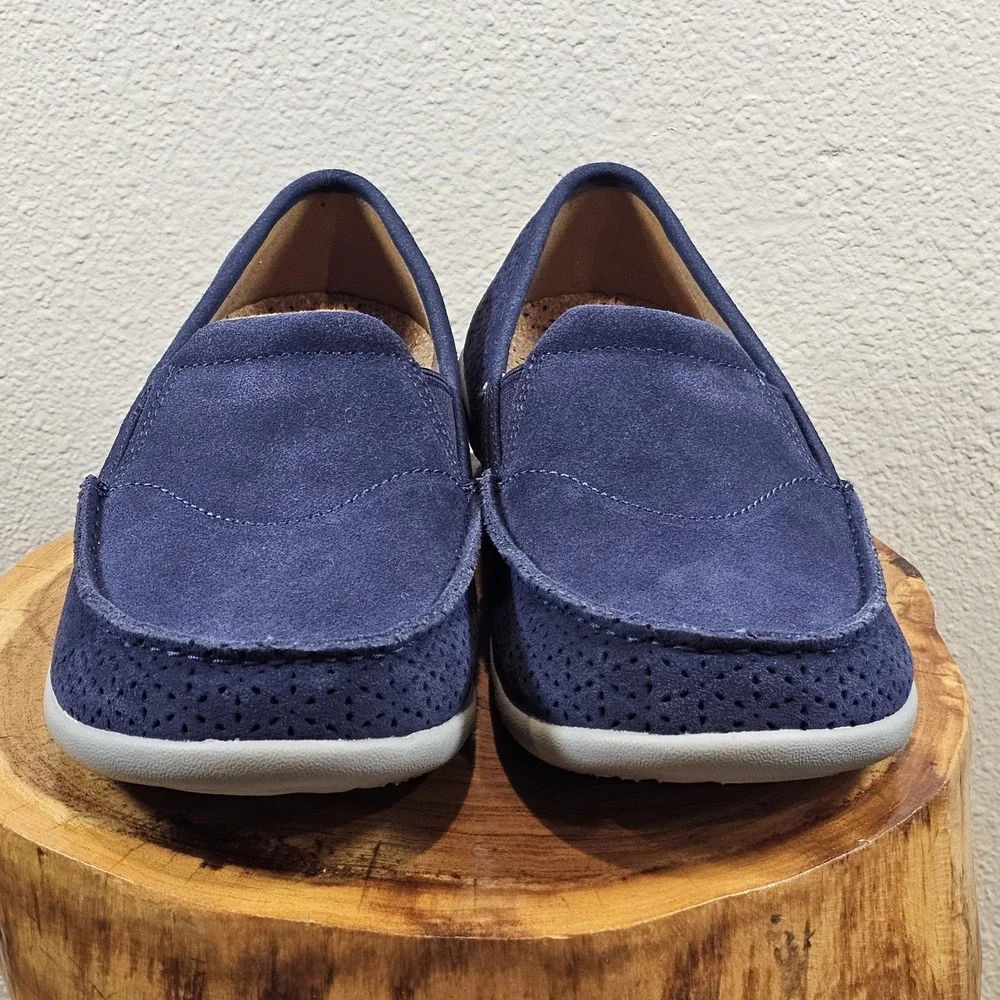 Revitalign‎ Siesta Burst Slip-On Blue Women's Shoes US 9.5 B Cork Insole NEW